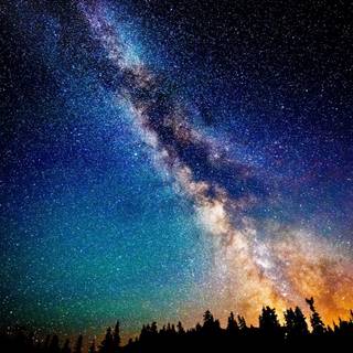 Milky waves wallpaper