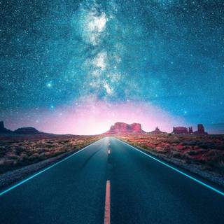 Milky waves wallpaper