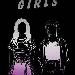 Lesbian matching wallpaper