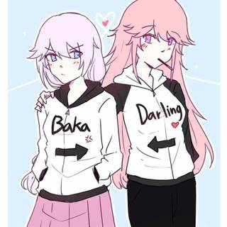 Lesbian matching wallpaper