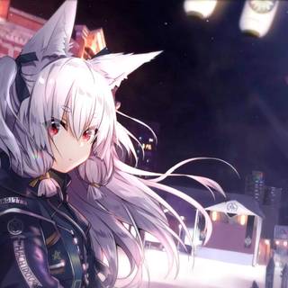 Anime fox shrine wallpaper