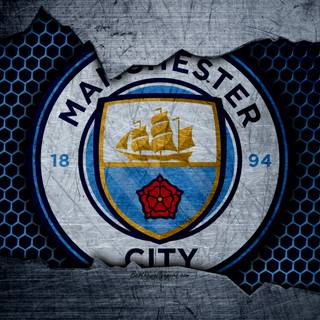 Man City flag wallpaper