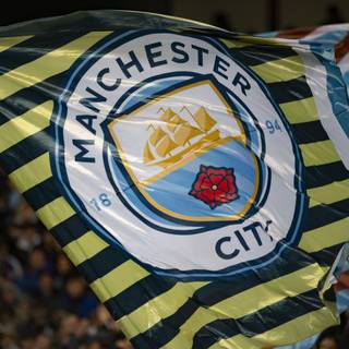 Man City flag wallpaper