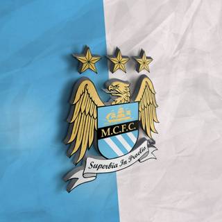 Man City flag wallpaper