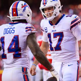 Josh Allen and Diggs wallpaper