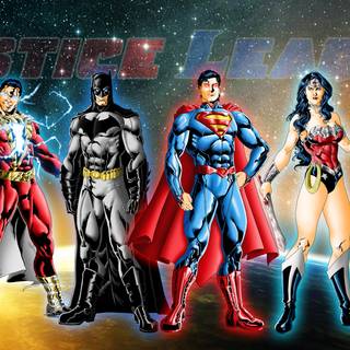 Shazam and Wonder Woman wallpaper