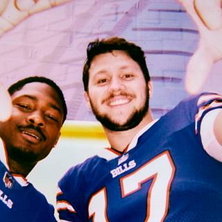 Josh Allen and Diggs wallpaper