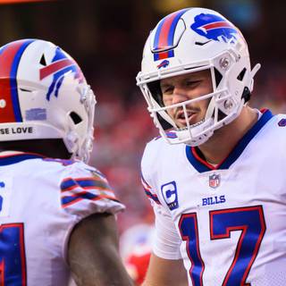 Josh Allen and Diggs wallpaper