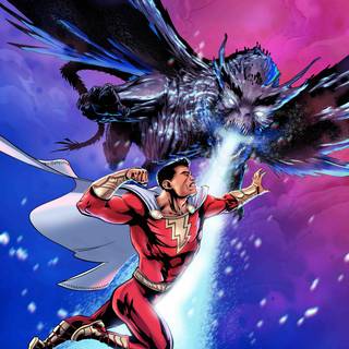 Shazam and Wonder Woman wallpaper