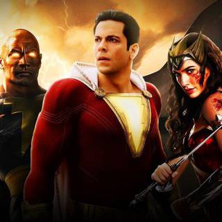 Shazam and Wonder Woman wallpaper