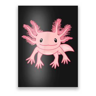 Pink axolotl wallpaper