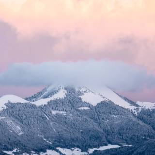 Winter blue pastel wallpaper