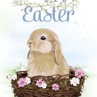 Happy Easter animal wallpaper