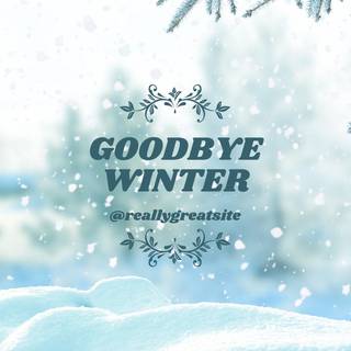 Bye bye winter wallpaper