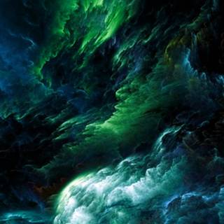 iPhone 4k green wallpaper
