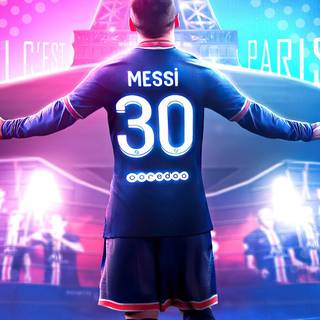 Messi blue wallpaper