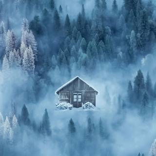 Winter forest 1920x1080 wallpaper