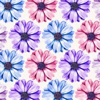 Aesthetic blue spring wallpaper