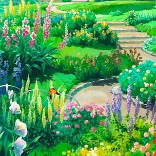 Studio Ghibli spring wallpaper