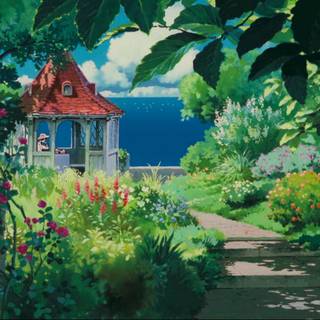 Studio Ghibli spring wallpaper