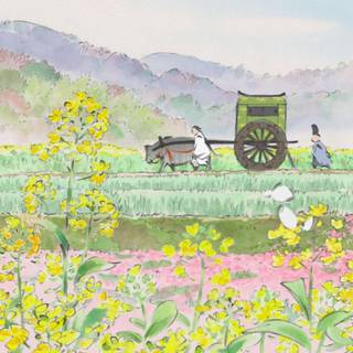 Studio Ghibli spring wallpaper
