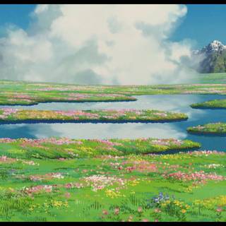 Studio Ghibli spring wallpaper