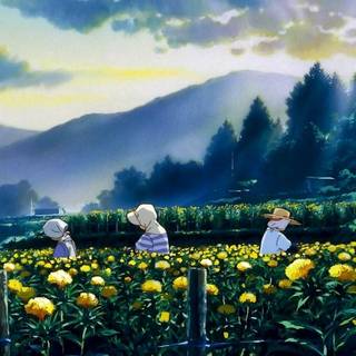 Studio Ghibli spring wallpaper