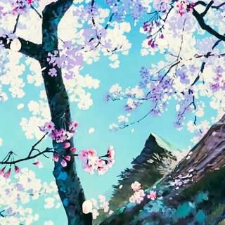 Studio Ghibli spring wallpaper