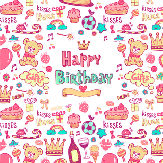 Preppy birthday wallpaper