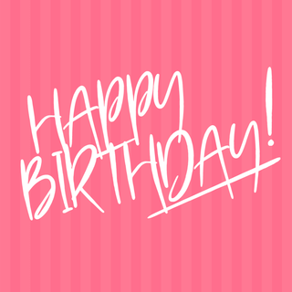 Preppy birthday wallpaper