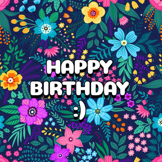 Preppy birthday wallpaper