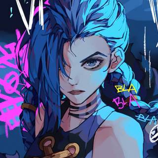 Jinx PC wallpaper