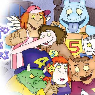 Seven Little Monsters wallpaper