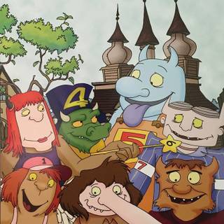 Seven Little Monsters wallpaper