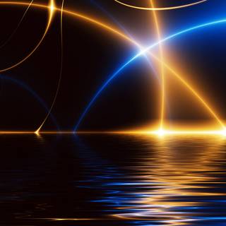 Light reflections wallpaper