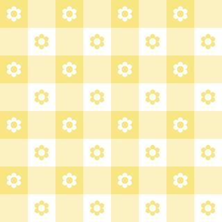Checkered flower wallpaper