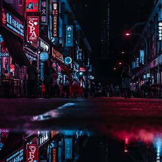 Light reflections wallpaper