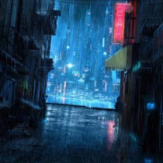 Chinese street wallpaper