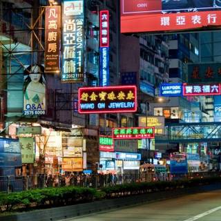 Chinese street wallpaper