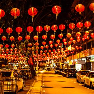 Chinese street wallpaper