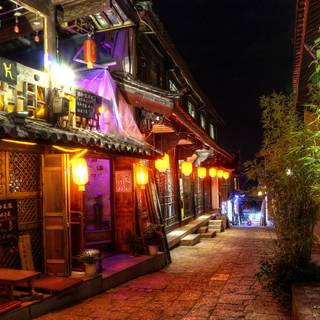 Chinese street wallpaper