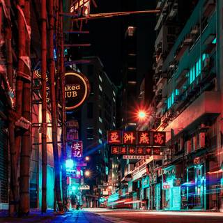 Chinese street wallpaper