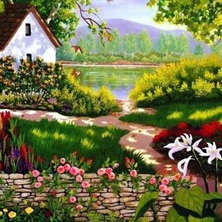 Spring artistic wallpaper