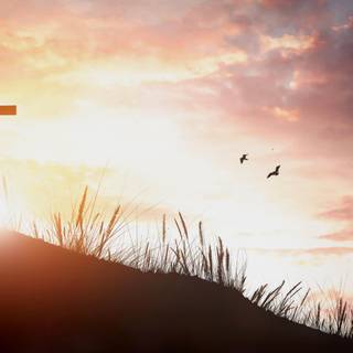 Sunrise Easter wallpaper