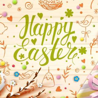 Cute Easter collage wallpaper