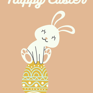 Cute cartoon Easter wallpaper