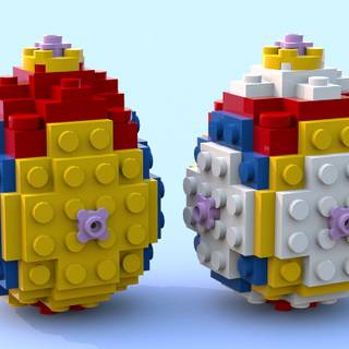 Lego Easter wallpaper