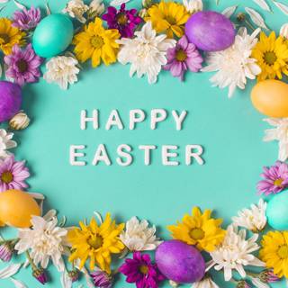 Frames Easter wallpaper