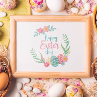 Frames Easter wallpaper