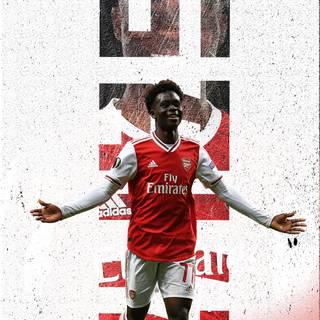 Saka Arsenal 2023 wallpaper